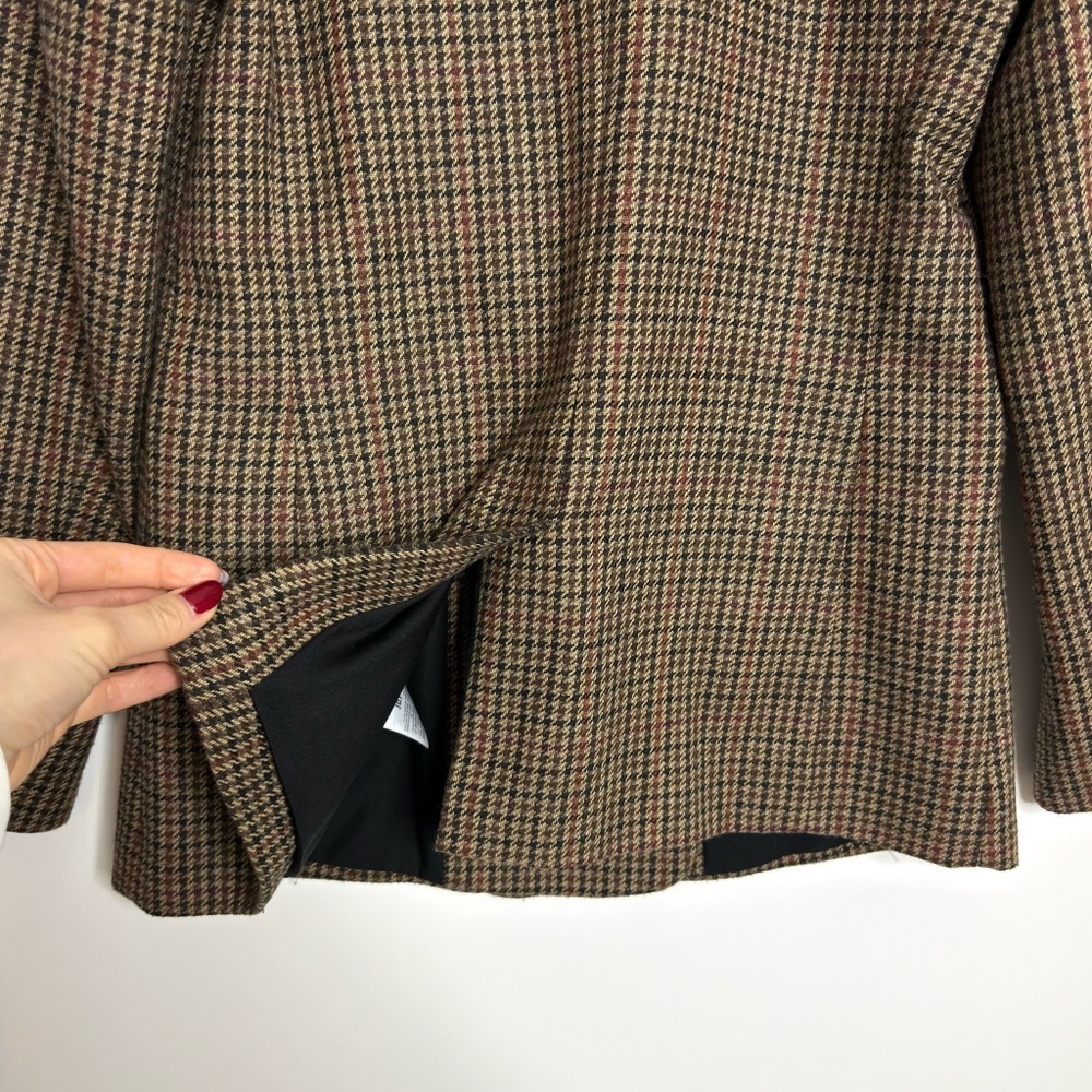 GAP Double Breasted Houndstooth Blazer - image 5